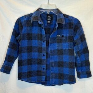 Vintage-look Volcom southern California style flannel